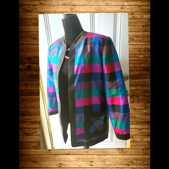 Vintage Thai Silk Jacket - Picture 3 of 7